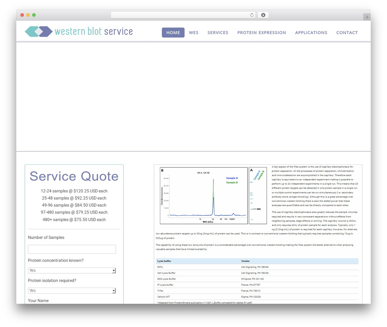 WordPress theme Headway Base - westernblotservice.com