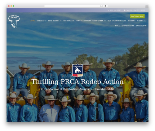 WordPress theme Beacon Theme - owyheecountyrodeo.com