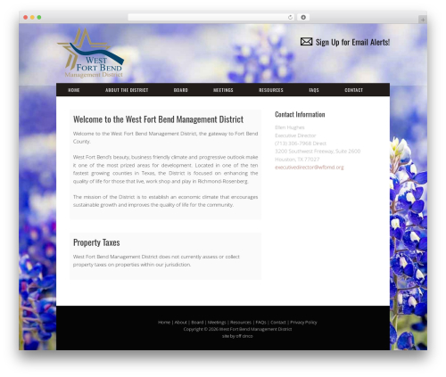 WordPress theme Church - wfbmd.org