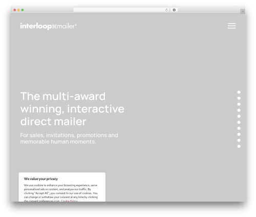 Faz cookie manager WordPress plugin - interloopmailer.co.uk