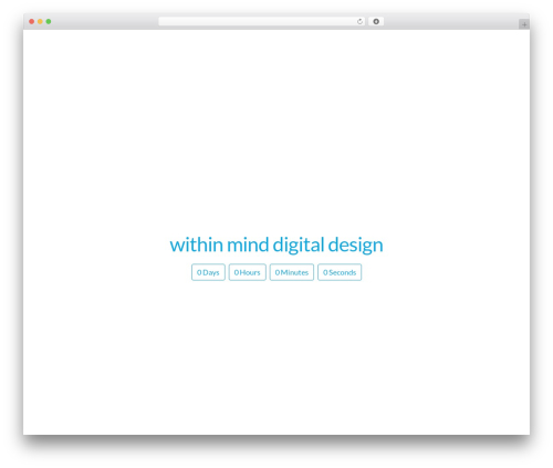 X under construction WordPress plugin - withinmind.com