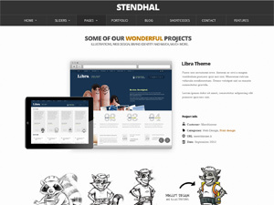 WP theme Stendhal Free