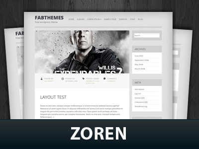 Zoren WordPress theme Zoren WordPress theme