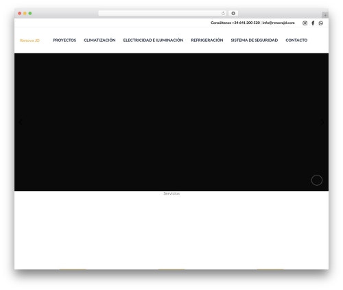 aeuroweb WordPress page theme - renovajd.com