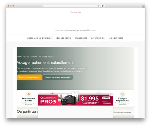 Pretty knowledge graph WordPress plugin - tourisme-vert.info