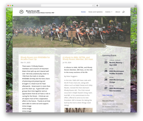 Events calendar modules for divi WordPress plugin - rhodyrovers.org