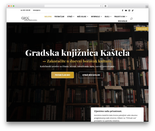 Divi mad menu WordPress plugin - gkk.hr