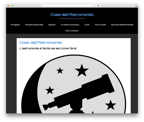 formatica WordPress theme - cosedellastromondo.it