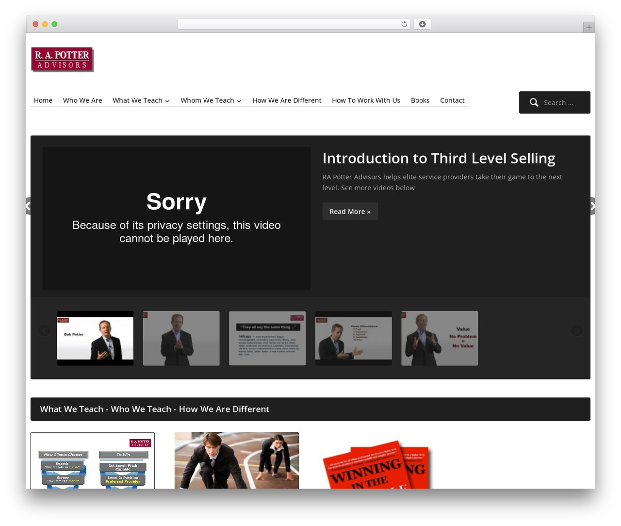 RAPotter.com WordPress theme - rapotter.com