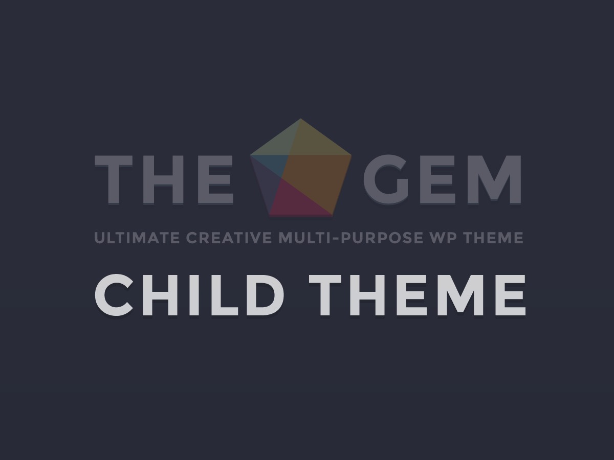TheGem Child WordPress theme