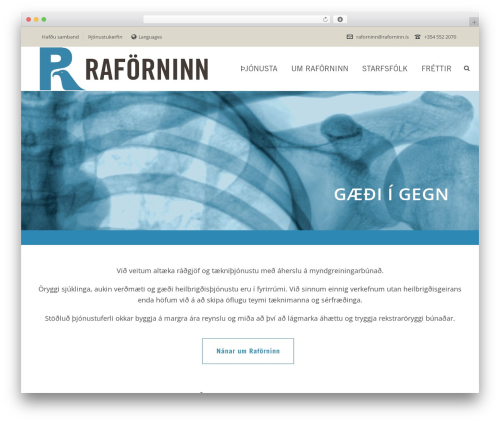 Theme WordPress Jupiter - raforninn.is