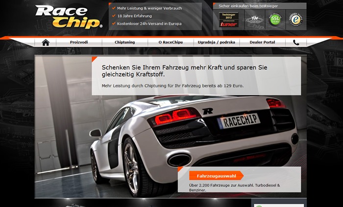Theme WordPress RaceChip Wordpress Theme Version 2.0