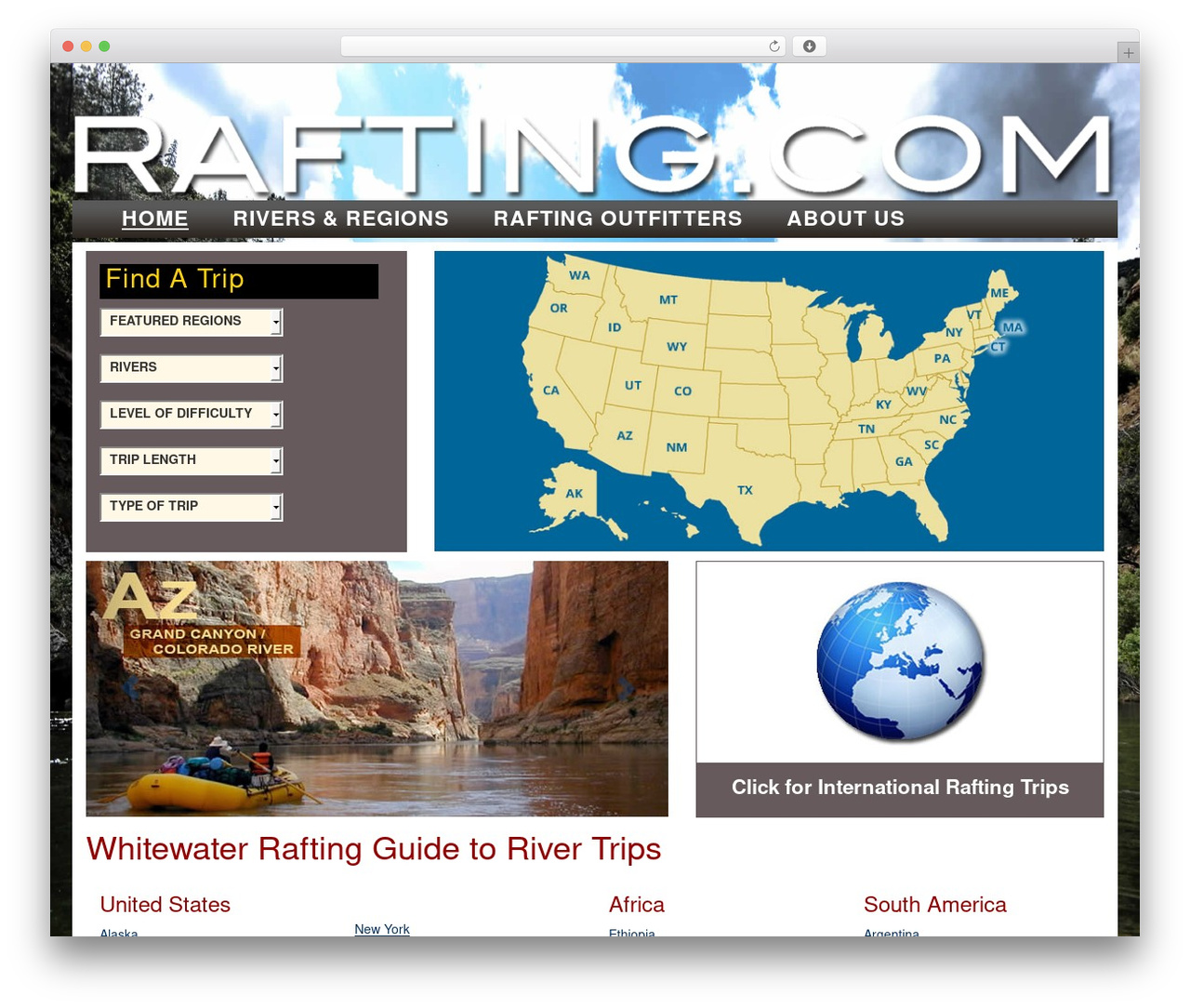 Theme WordPress RDC Bootstrap - rafting.com