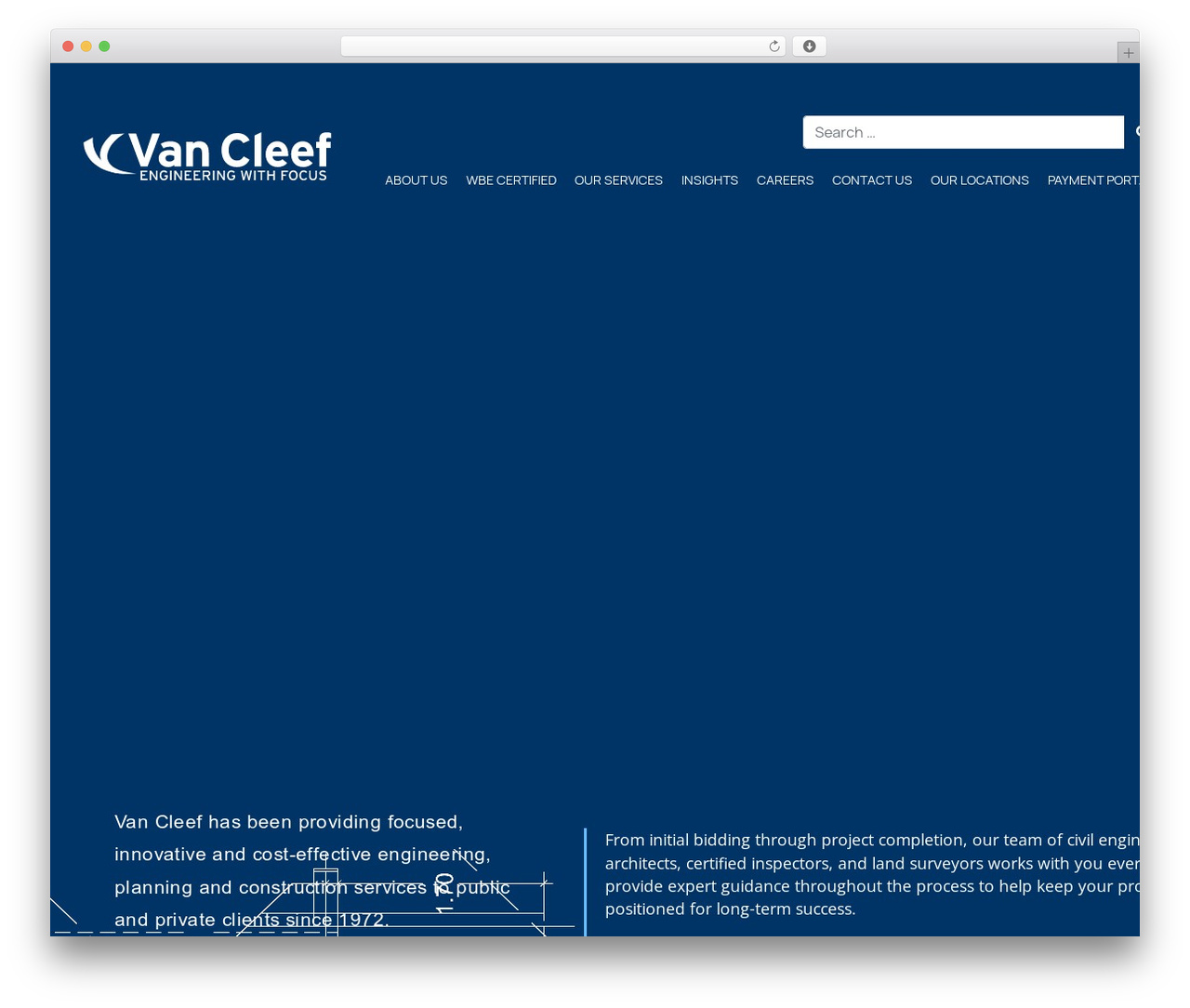 UnderStrap WordPress theme - vancleefengineering.com