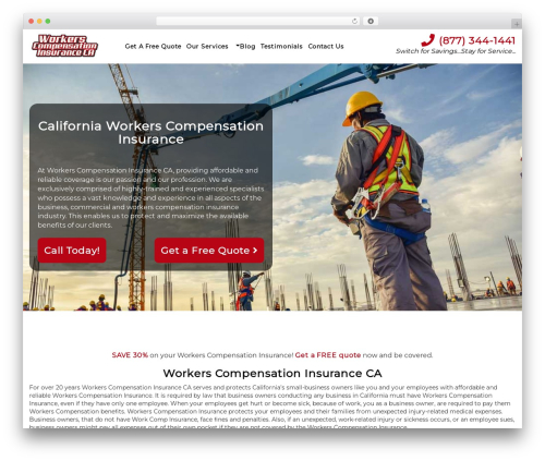 Wordpress Shuttle Framework WordPress theme - workerscompensationinsuranceca.com