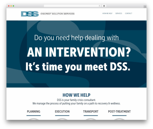 WordPress theme Basis - meetdss.com