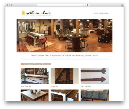 WordPress theme Filtered - yellowchairmarket.com