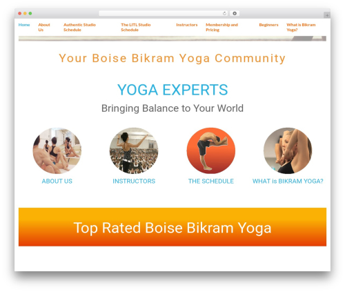 WordPress theme Graphene - boisebikramcollective.com
