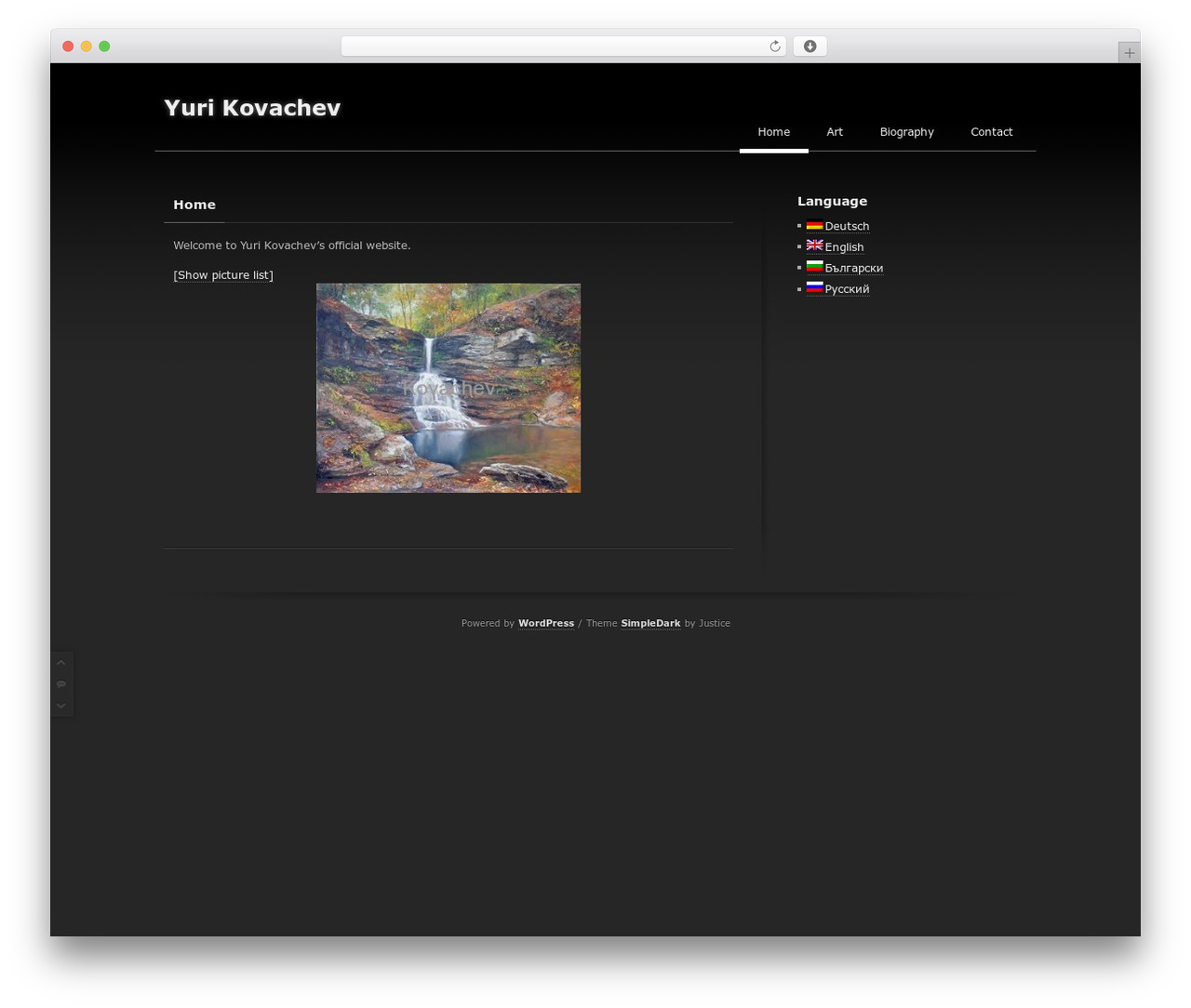 WP theme SimpleDark - yurikovachev.com WP theme SimpleDark - yurikovachev.com
