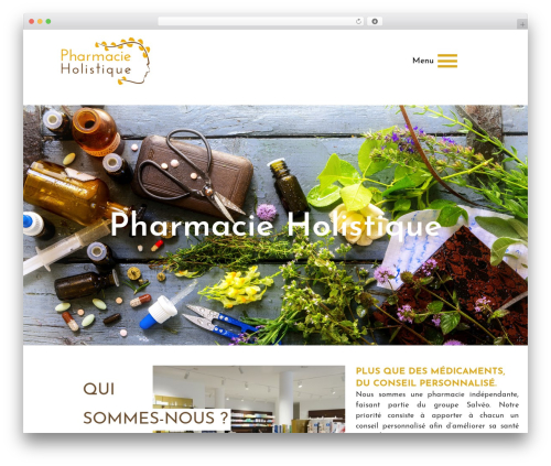 WP theme Bootstrap Basic - pharmacie-holistique.ch