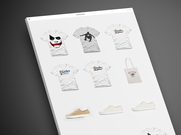 Affliction WordPress store theme by Scott Hunter