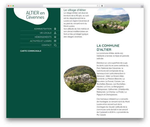 Altier 48 WordPress theme - altier48.fr