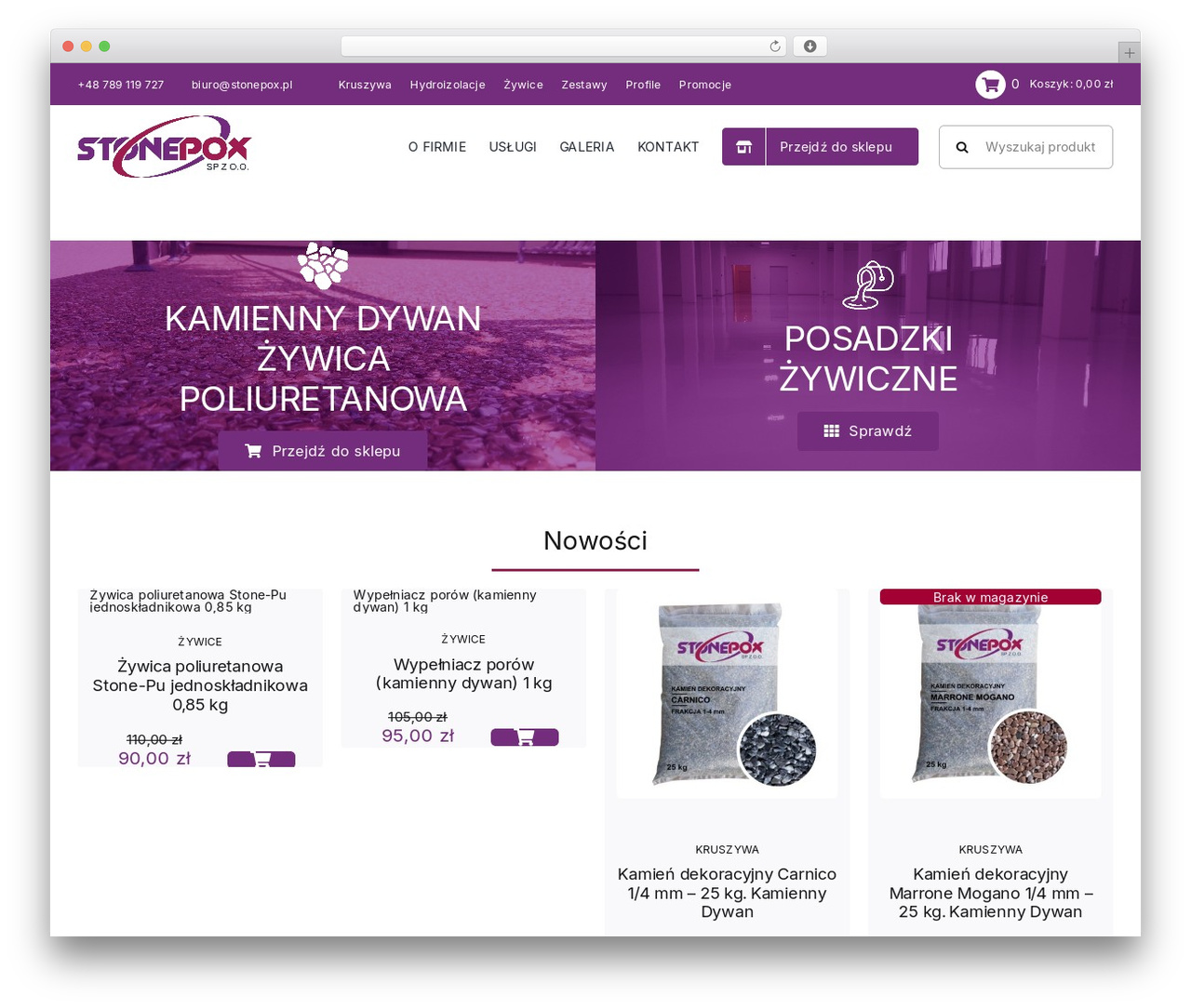 Avada WordPress theme - stonepox.pl