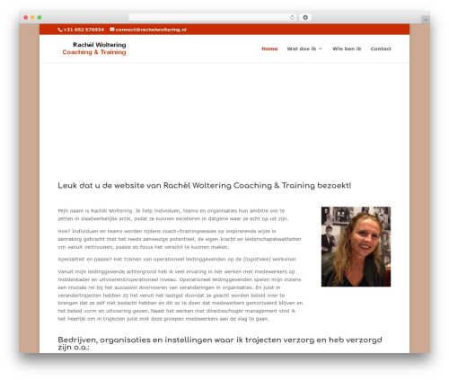 Divi theme WordPress - rachelwoltering.nl