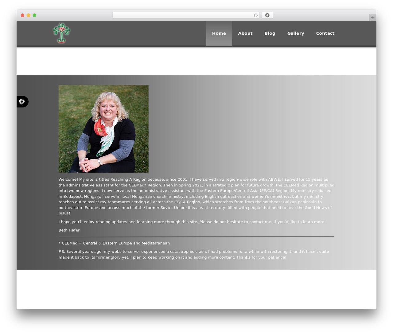 Fotastic theme WordPress - reachingaregion.com