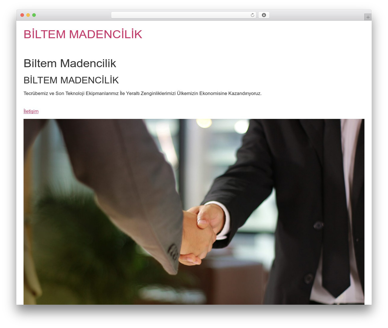 Hello Elementor WordPress theme - biltemmadencilik.com
