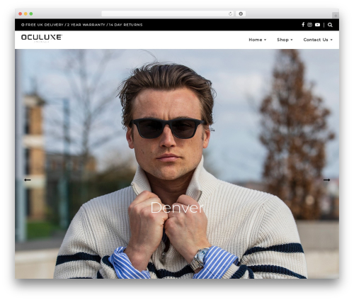 Oculus WordPress website theme - oculuxe.com
