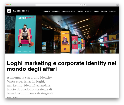 RaineriDesign WordPress theme - raineridesign.com