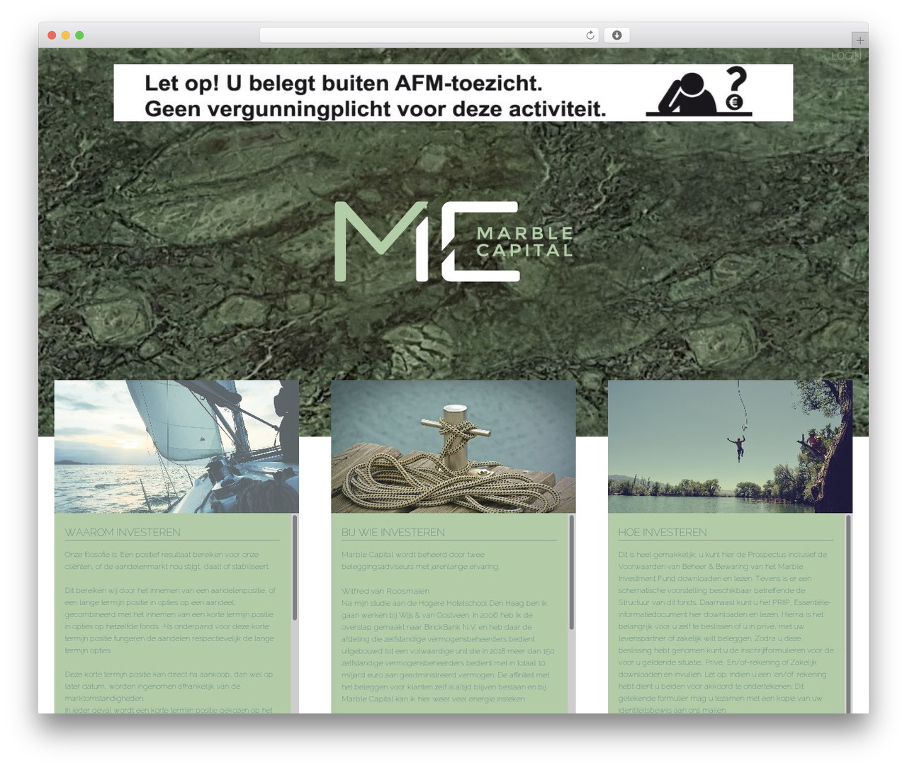 Shapely WordPress theme - marblecapital.nl