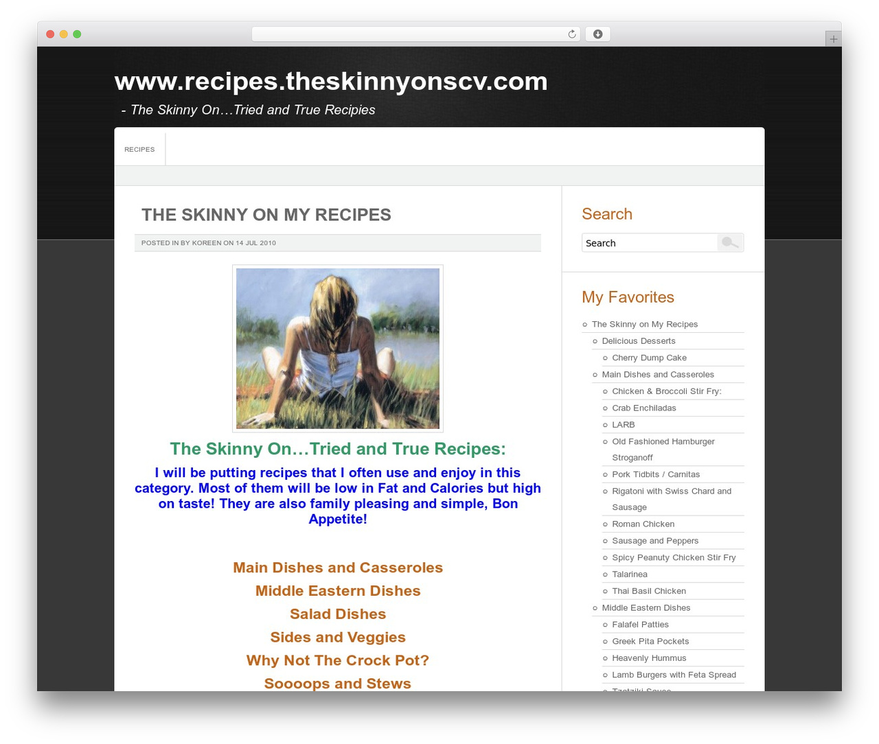 SimplePress 2 premium WordPress theme - recipes.theskinnyonscv.com