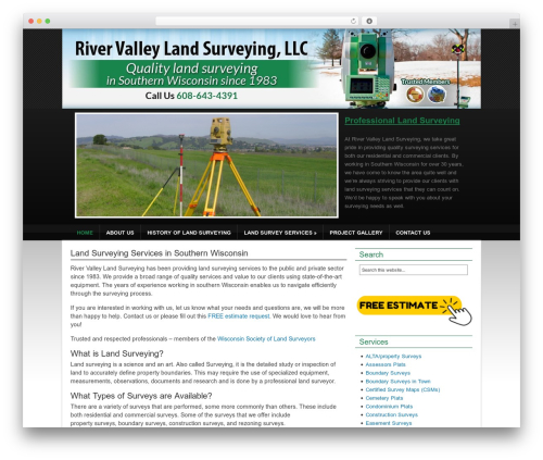 Theme WordPress Catalyst - rivervalleylandsurveying.com