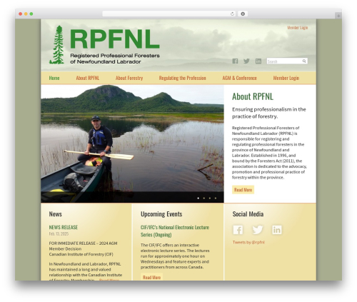 Theme WordPress Forester - rpfnl.com