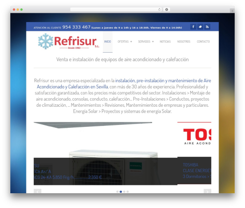 Theme WordPress SimpleCorp - refrisur.com