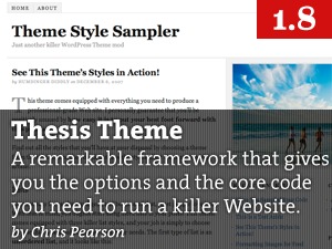 Thesis WordPress theme Thesis WordPress theme