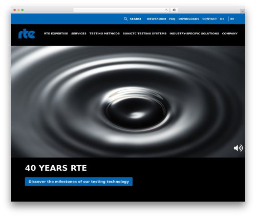 WordPress theme RTE - rte.de/en