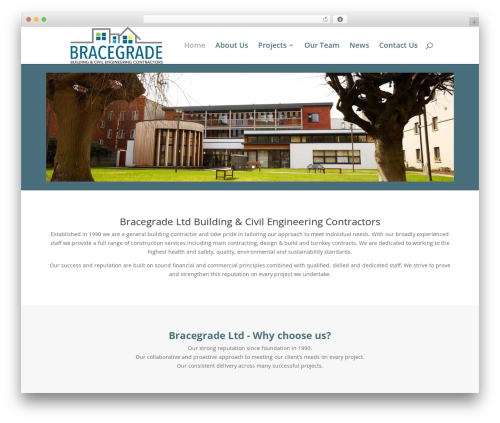 WordPress theme Divi - bracegrade.com