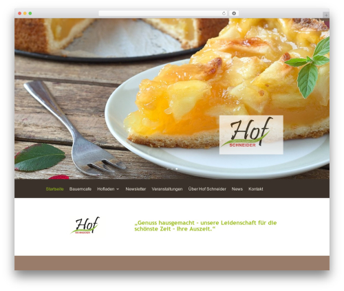 WordPress theme Divi - hof-schneider-datteln.de