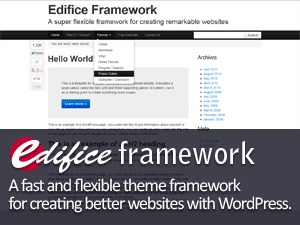 WordPress theme Edifice WordPress theme Edifice
