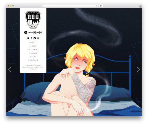 WordPress theme Vector Responsive WordPress Theme - runbythegun.com