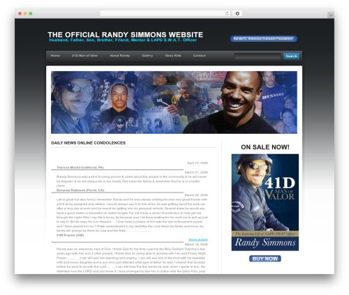 WordPress theme WordPress Theme 981 - randysimmonsswat.com/randysimmonsswat