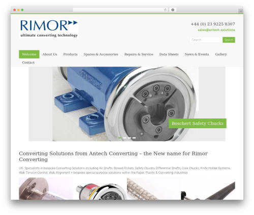 Best WordPress theme Accelerate Pro - rimor.co.uk
