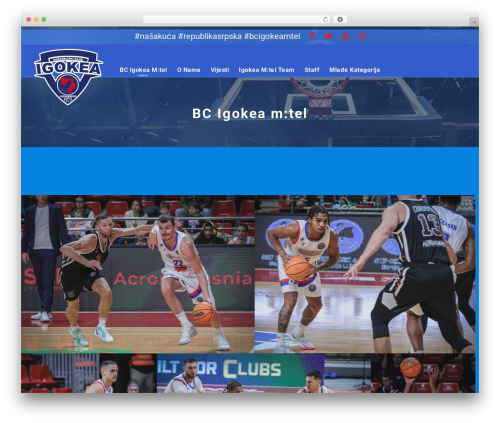 BigSlam WordPress theme design - igokea.rs