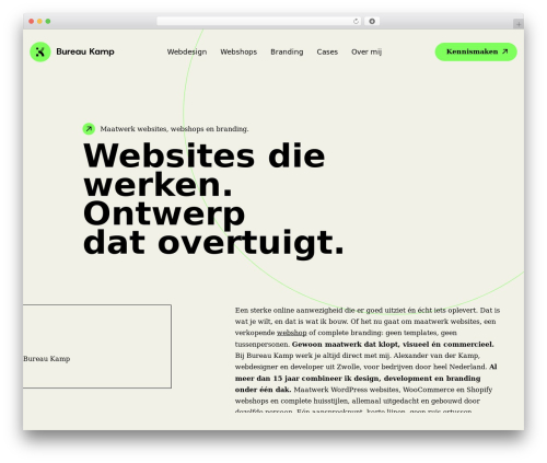 BK Blocks theme WordPress - www.bureaukamp.nl