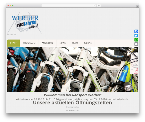 cherry WordPress theme - radsport-werber.de