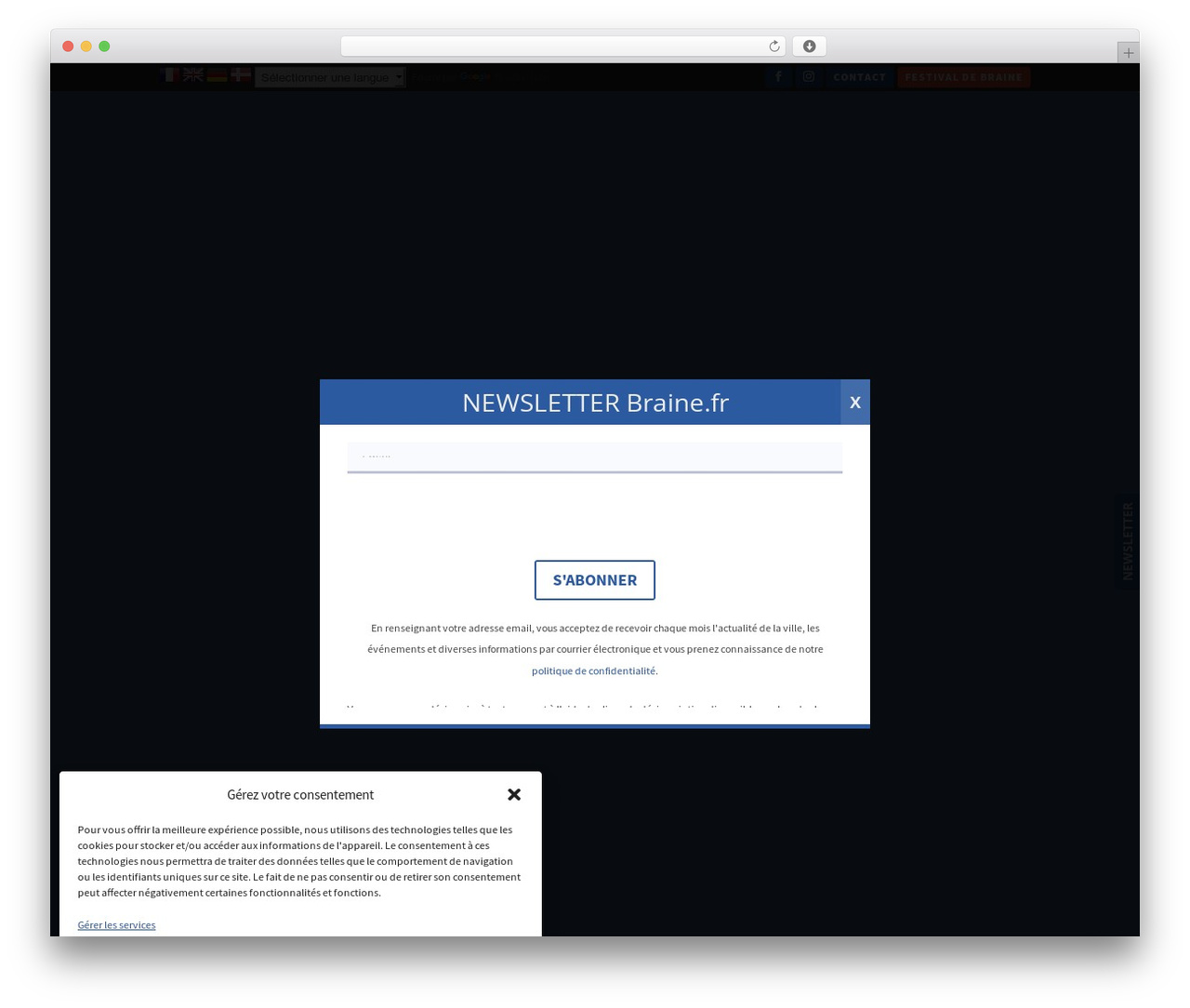 Divi WordPress theme - braine.fr