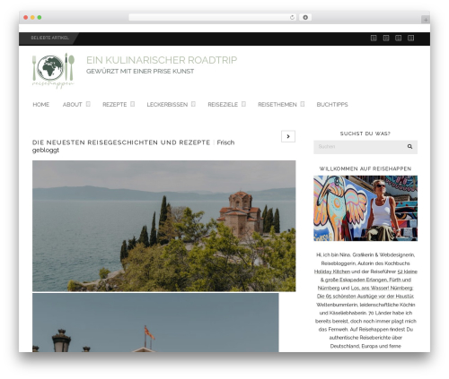 Edition WordPress theme - reisehappen.de